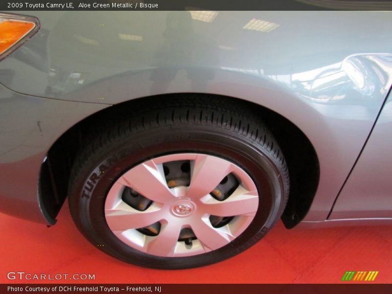 Aloe Green Metallic / Bisque 2009 Toyota Camry LE