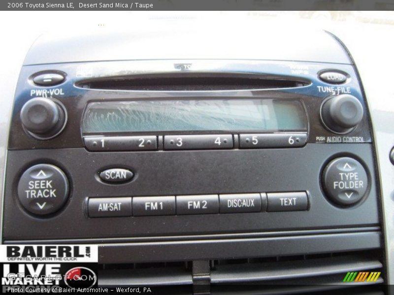 Desert Sand Mica / Taupe 2006 Toyota Sienna LE