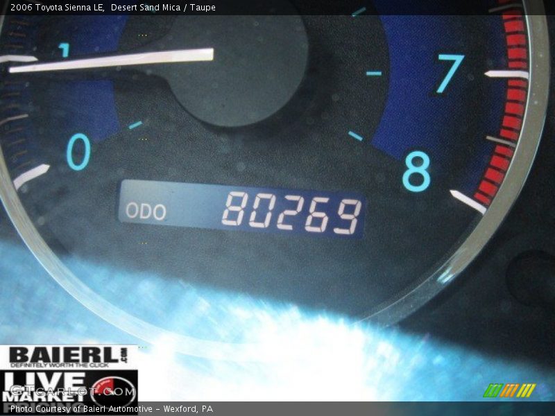 Desert Sand Mica / Taupe 2006 Toyota Sienna LE