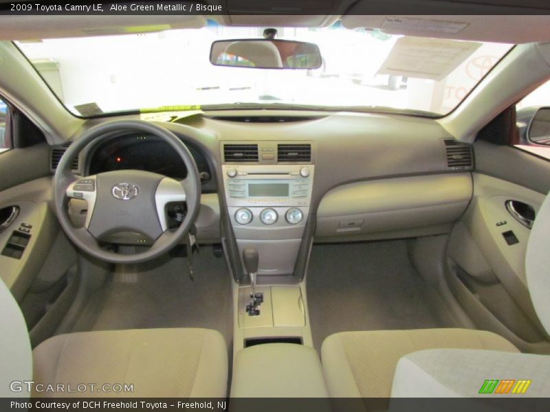 Aloe Green Metallic / Bisque 2009 Toyota Camry LE