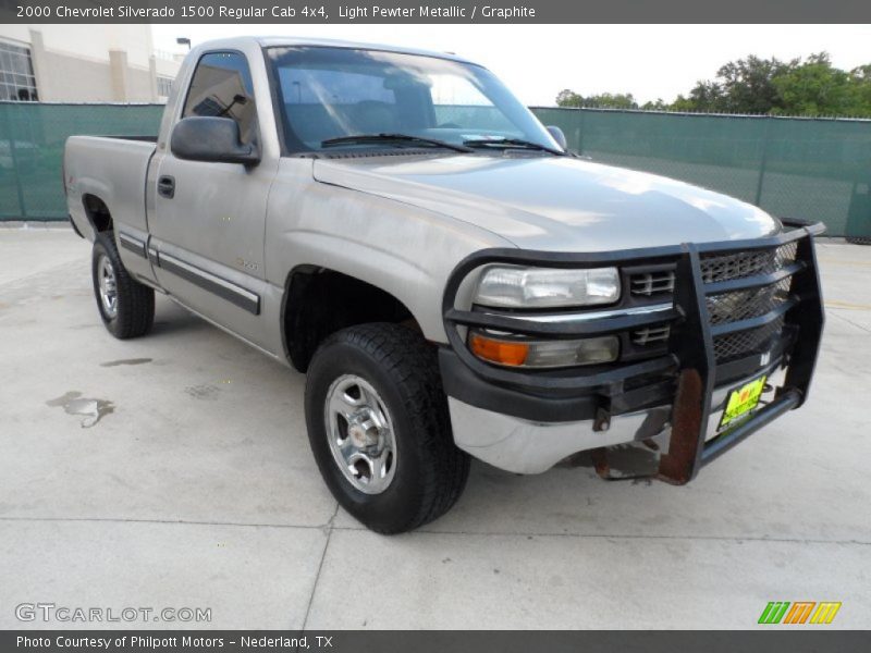 Light Pewter Metallic / Graphite 2000 Chevrolet Silverado 1500 Regular Cab 4x4