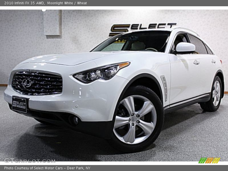 Moonlight White / Wheat 2010 Infiniti FX 35 AWD