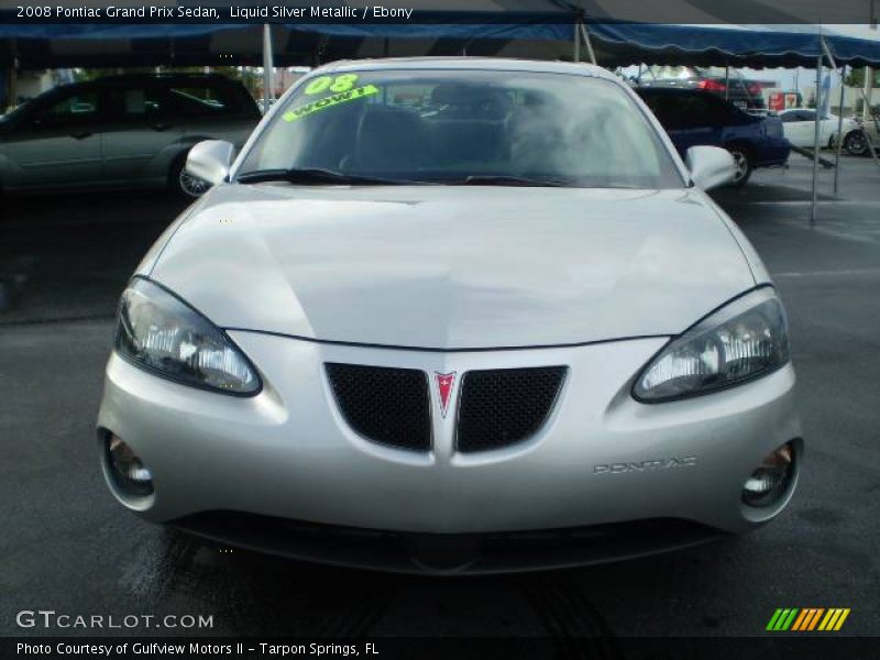 Liquid Silver Metallic / Ebony 2008 Pontiac Grand Prix Sedan