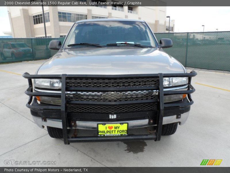 Light Pewter Metallic / Graphite 2000 Chevrolet Silverado 1500 Regular Cab 4x4