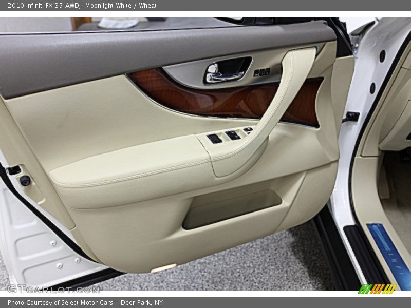 Moonlight White / Wheat 2010 Infiniti FX 35 AWD