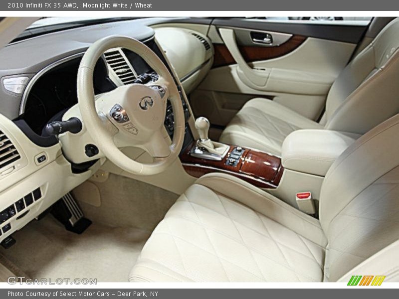 Moonlight White / Wheat 2010 Infiniti FX 35 AWD