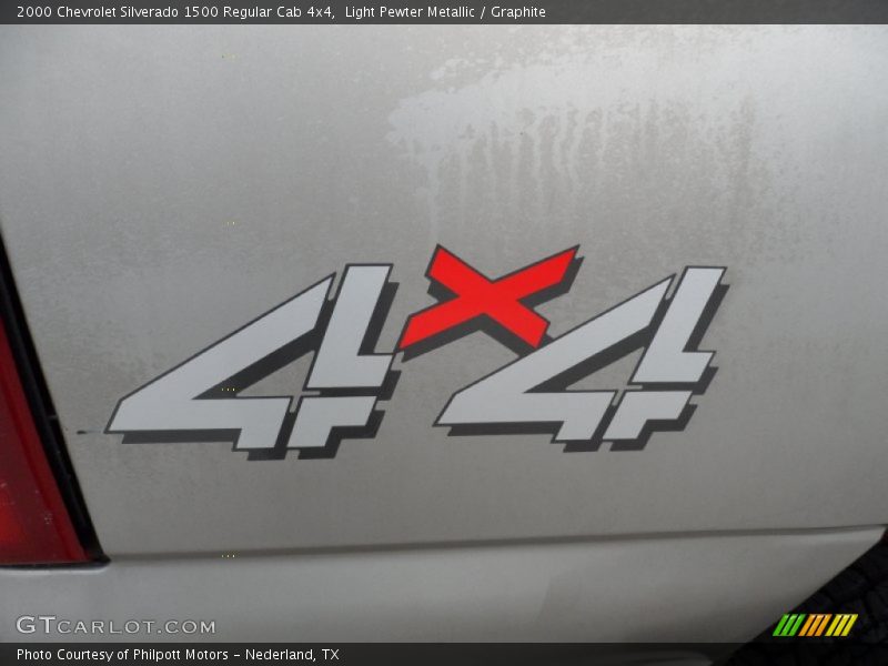 Light Pewter Metallic / Graphite 2000 Chevrolet Silverado 1500 Regular Cab 4x4