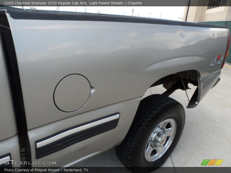 Light Pewter Metallic / Graphite 2000 Chevrolet Silverado 1500 Regular Cab 4x4