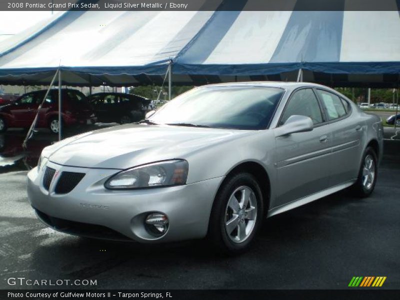 Liquid Silver Metallic / Ebony 2008 Pontiac Grand Prix Sedan