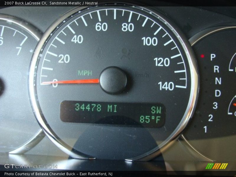 Sandstone Metallic / Neutral 2007 Buick LaCrosse CX