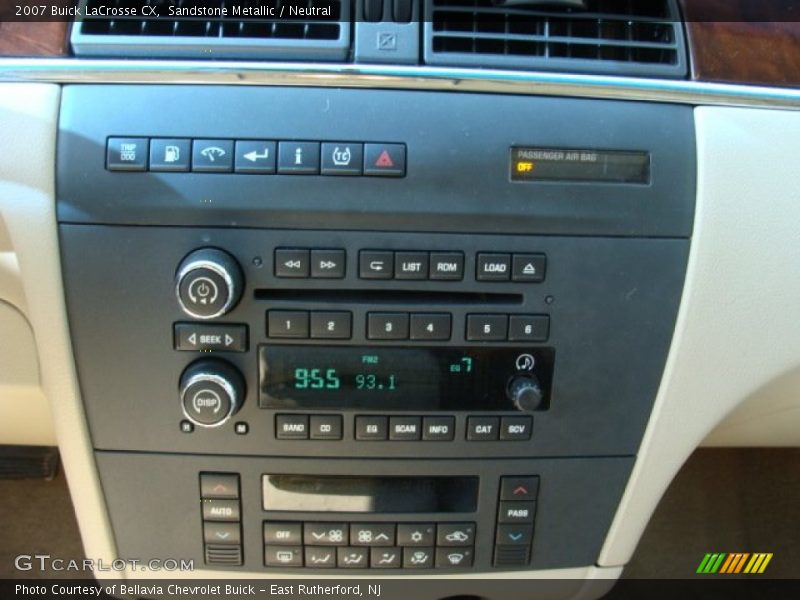 Sandstone Metallic / Neutral 2007 Buick LaCrosse CX