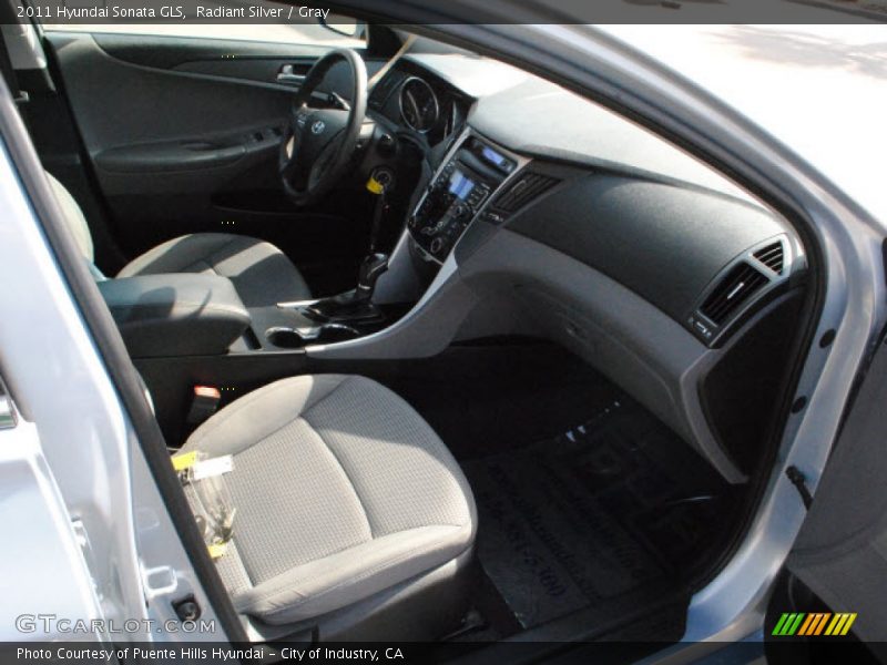 Radiant Silver / Gray 2011 Hyundai Sonata GLS