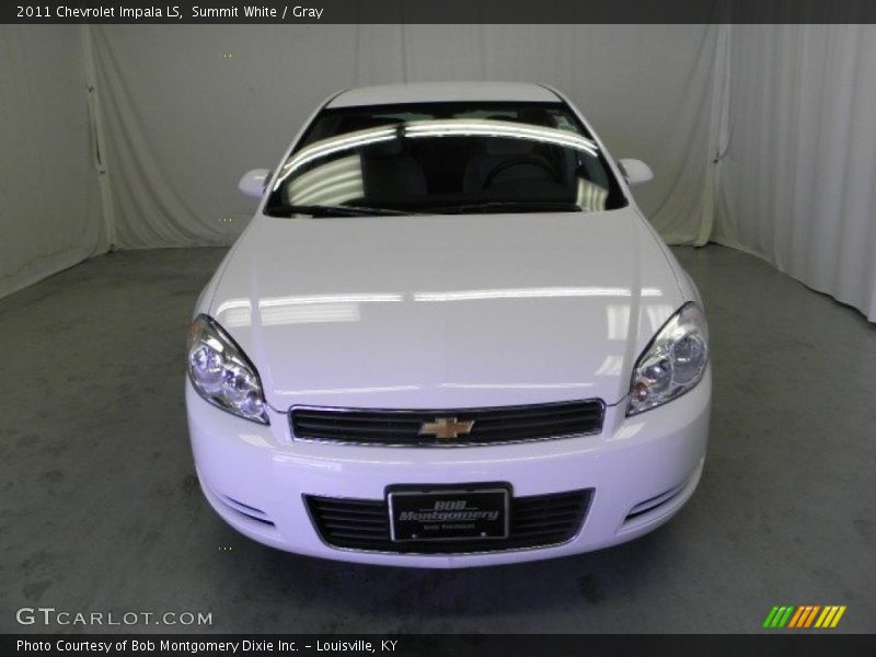 Summit White / Gray 2011 Chevrolet Impala LS