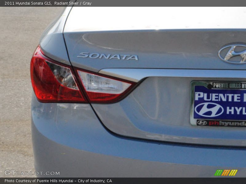 Radiant Silver / Gray 2011 Hyundai Sonata GLS