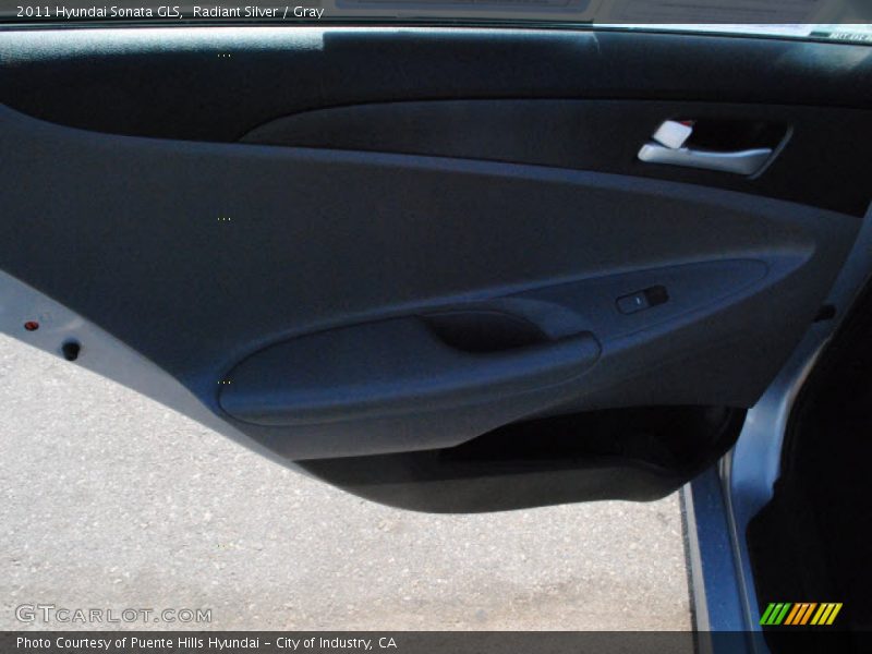 Radiant Silver / Gray 2011 Hyundai Sonata GLS