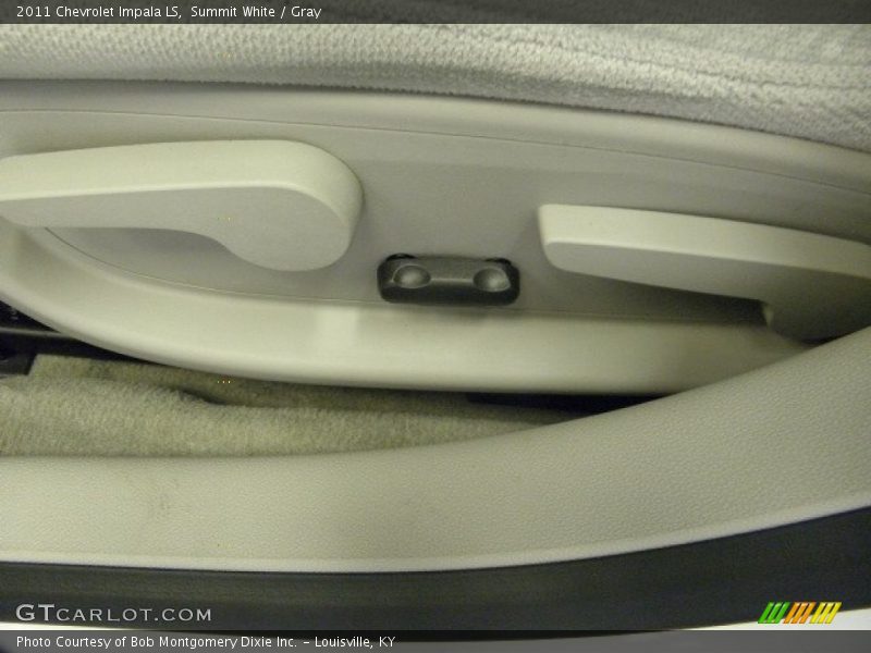 Summit White / Gray 2011 Chevrolet Impala LS