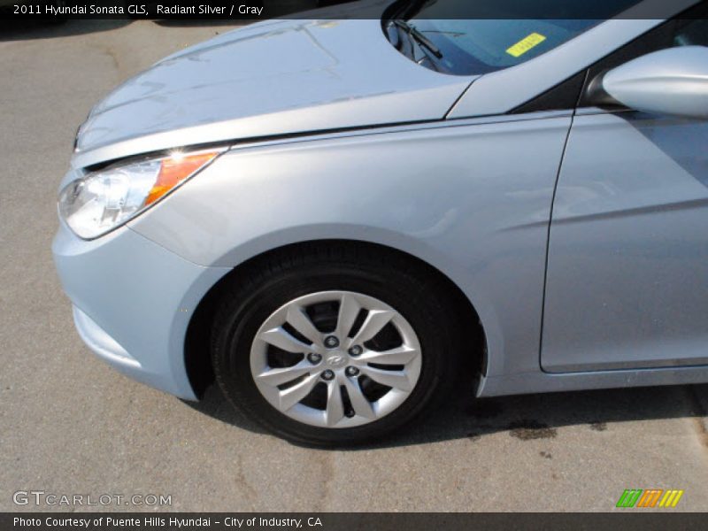 Radiant Silver / Gray 2011 Hyundai Sonata GLS