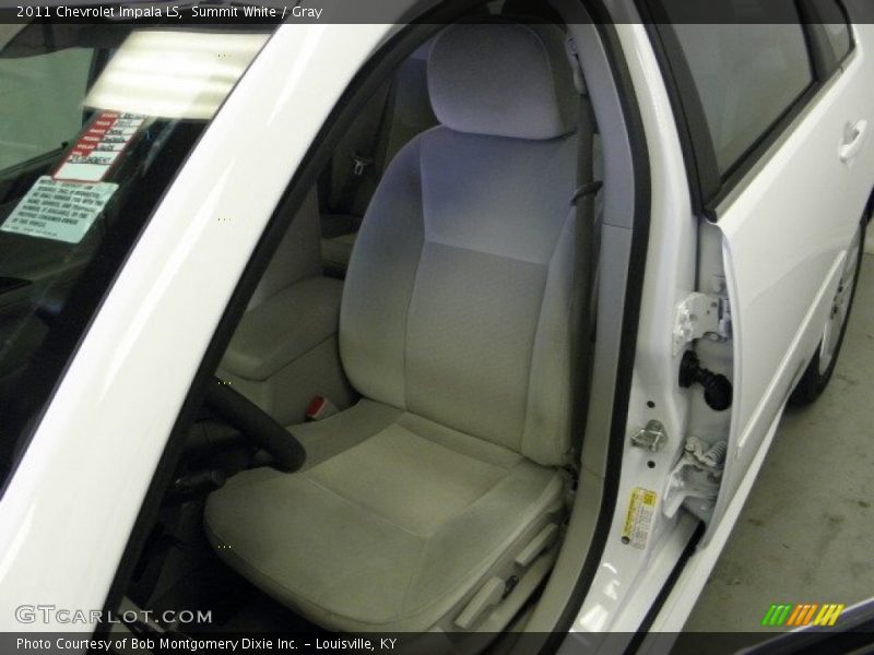 Summit White / Gray 2011 Chevrolet Impala LS