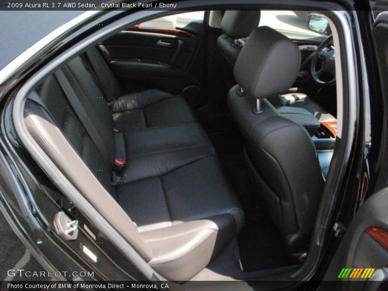 Crystal Black Pearl / Ebony 2009 Acura RL 3.7 AWD Sedan