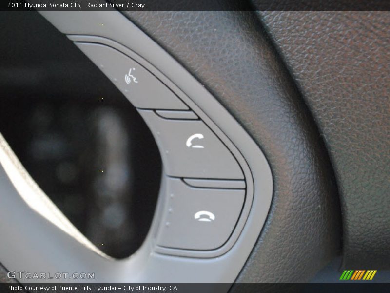 Radiant Silver / Gray 2011 Hyundai Sonata GLS