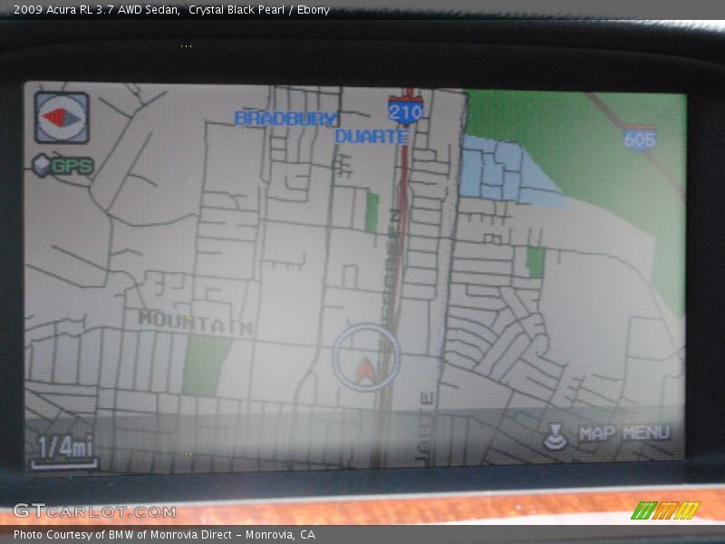 Navigation of 2009 RL 3.7 AWD Sedan