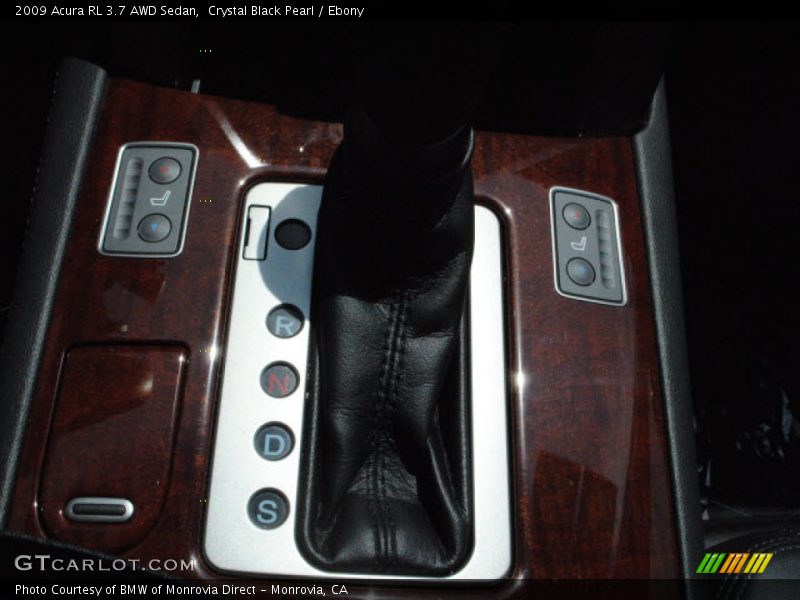 Crystal Black Pearl / Ebony 2009 Acura RL 3.7 AWD Sedan