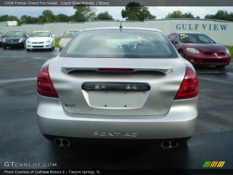 Liquid Silver Metallic / Ebony 2008 Pontiac Grand Prix Sedan