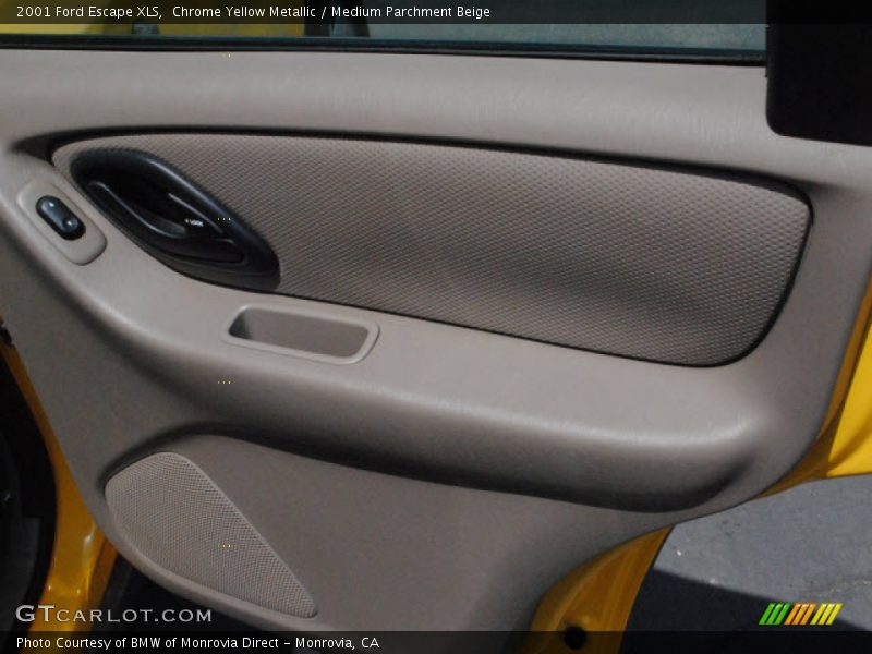 Chrome Yellow Metallic / Medium Parchment Beige 2001 Ford Escape XLS