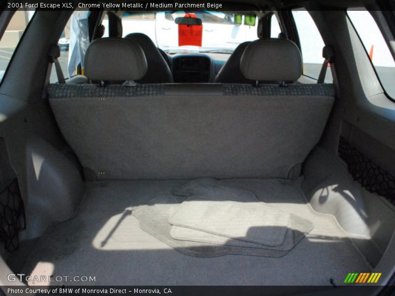 Chrome Yellow Metallic / Medium Parchment Beige 2001 Ford Escape XLS