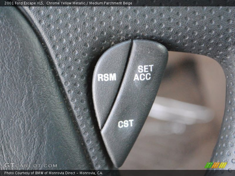 Chrome Yellow Metallic / Medium Parchment Beige 2001 Ford Escape XLS