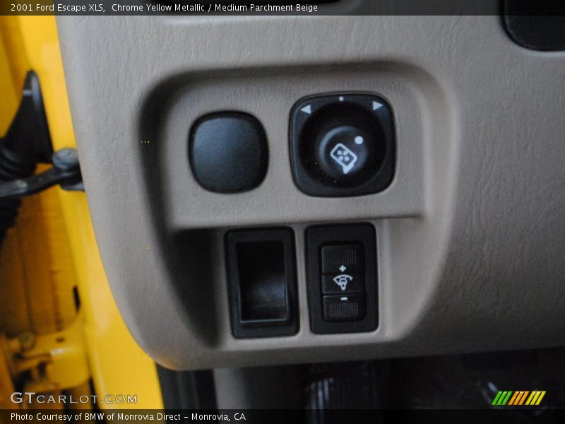 Chrome Yellow Metallic / Medium Parchment Beige 2001 Ford Escape XLS