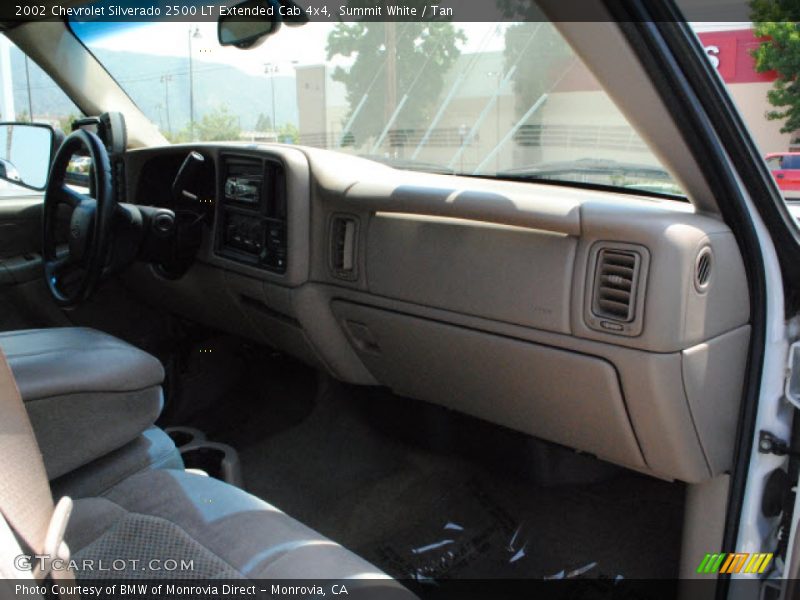 Summit White / Tan 2002 Chevrolet Silverado 2500 LT Extended Cab 4x4