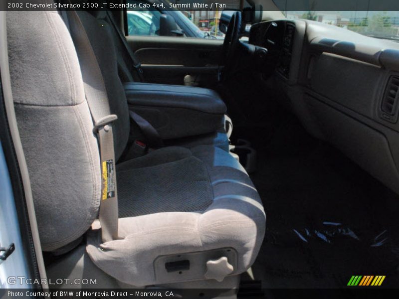 Summit White / Tan 2002 Chevrolet Silverado 2500 LT Extended Cab 4x4