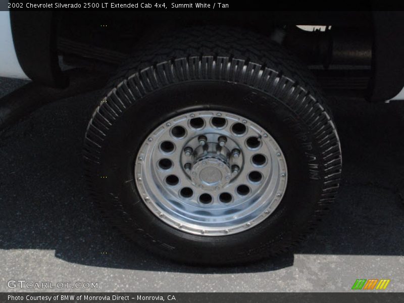 Summit White / Tan 2002 Chevrolet Silverado 2500 LT Extended Cab 4x4