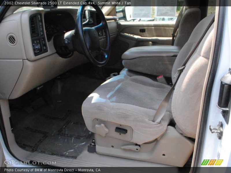  2002 Silverado 2500 LT Extended Cab 4x4 Tan Interior