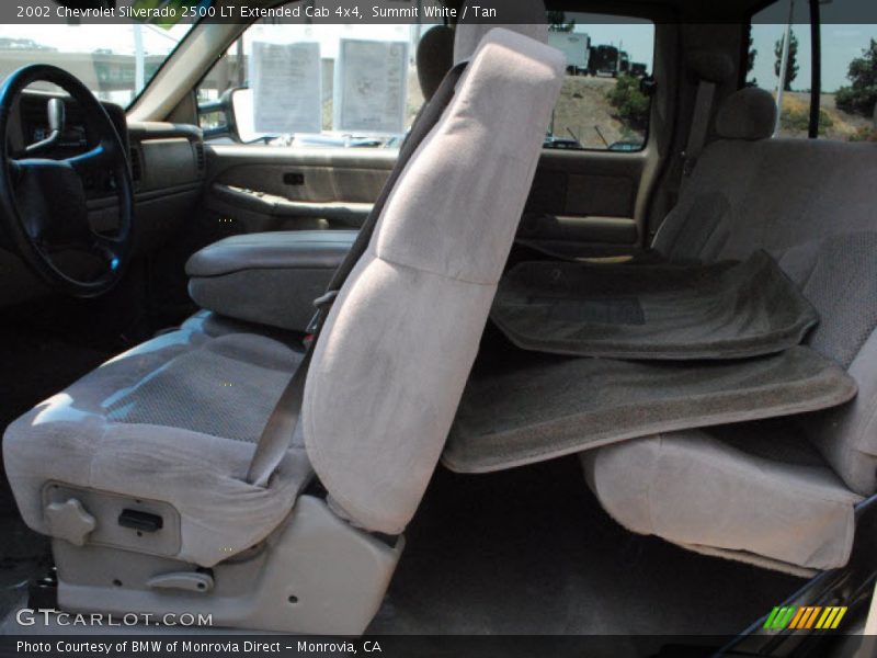 Summit White / Tan 2002 Chevrolet Silverado 2500 LT Extended Cab 4x4