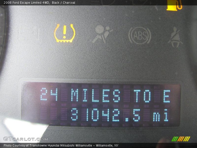 Black / Charcoal 2008 Ford Escape Limited 4WD