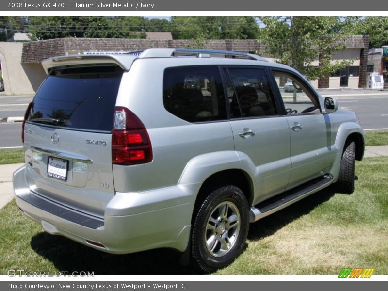Titanium Silver Metallic / Ivory 2008 Lexus GX 470