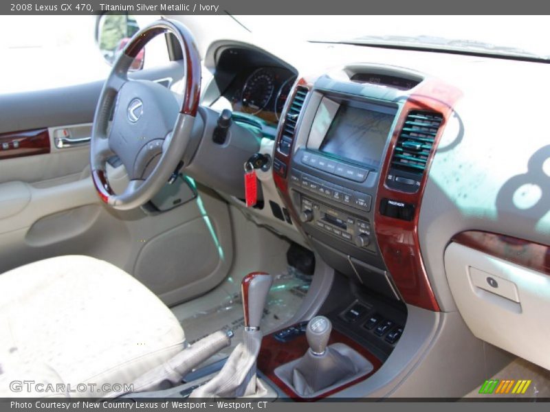 Titanium Silver Metallic / Ivory 2008 Lexus GX 470