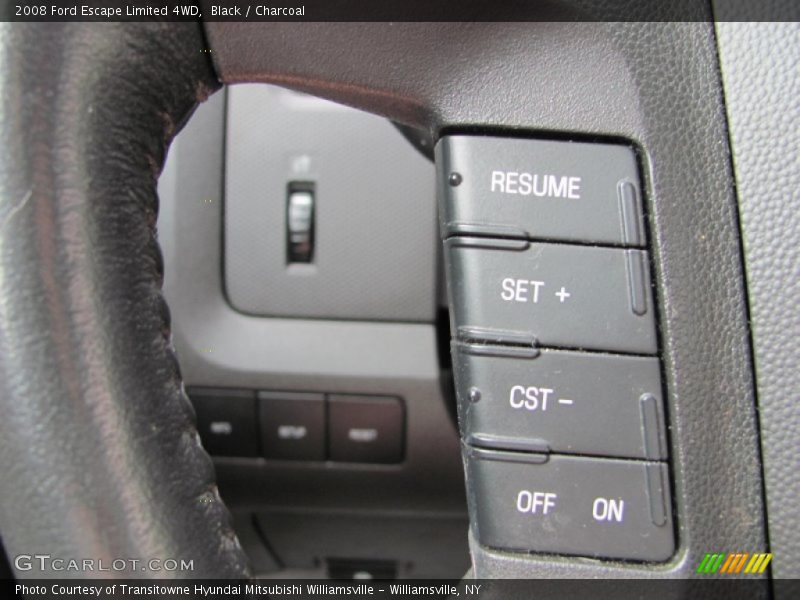Black / Charcoal 2008 Ford Escape Limited 4WD