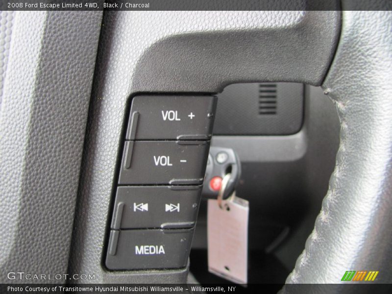 Black / Charcoal 2008 Ford Escape Limited 4WD