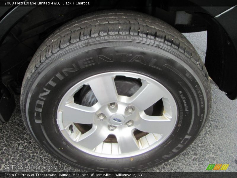 Black / Charcoal 2008 Ford Escape Limited 4WD