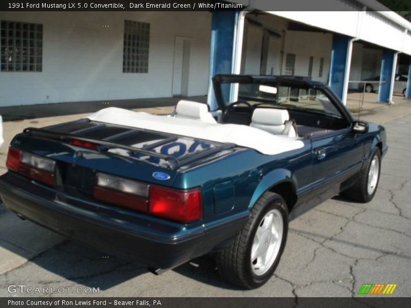  1991 Mustang LX 5.0 Convertible Dark Emerald Green