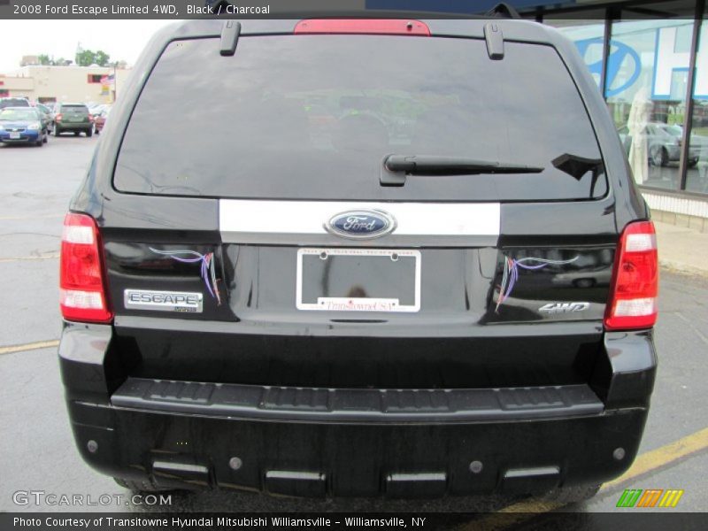 Black / Charcoal 2008 Ford Escape Limited 4WD