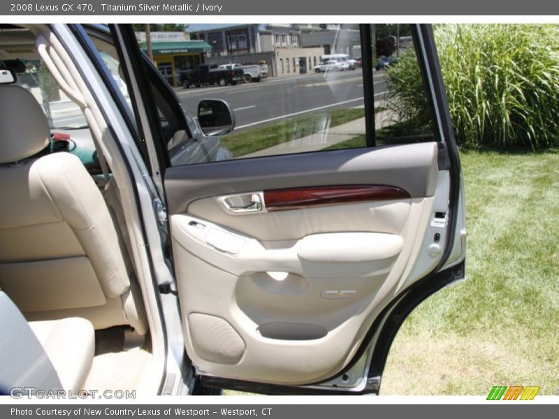 Titanium Silver Metallic / Ivory 2008 Lexus GX 470