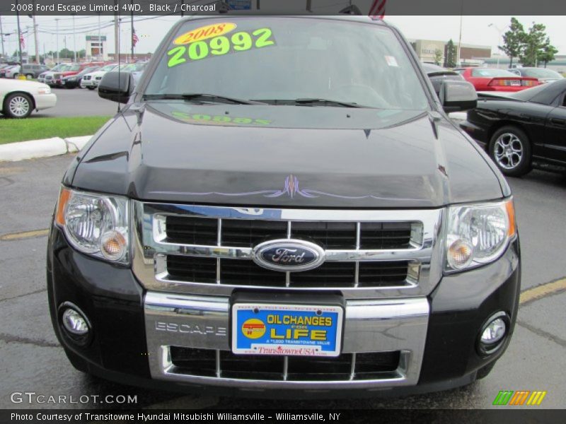 Black / Charcoal 2008 Ford Escape Limited 4WD