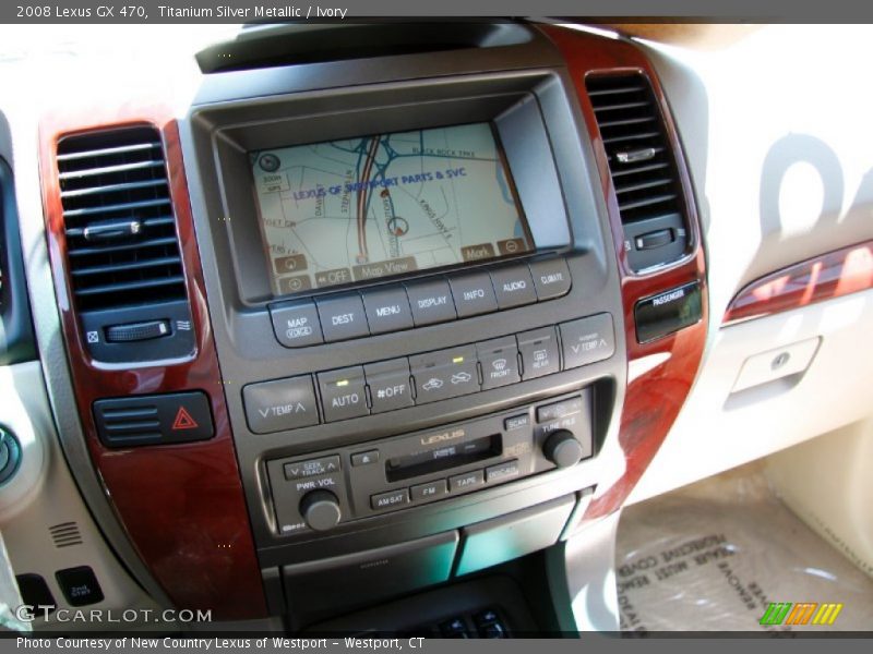 Titanium Silver Metallic / Ivory 2008 Lexus GX 470