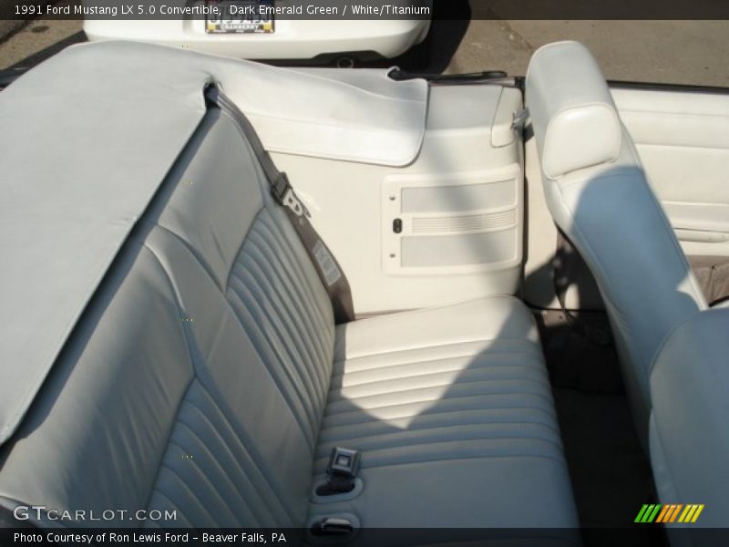  1991 Mustang LX 5.0 Convertible White/Titanium Interior