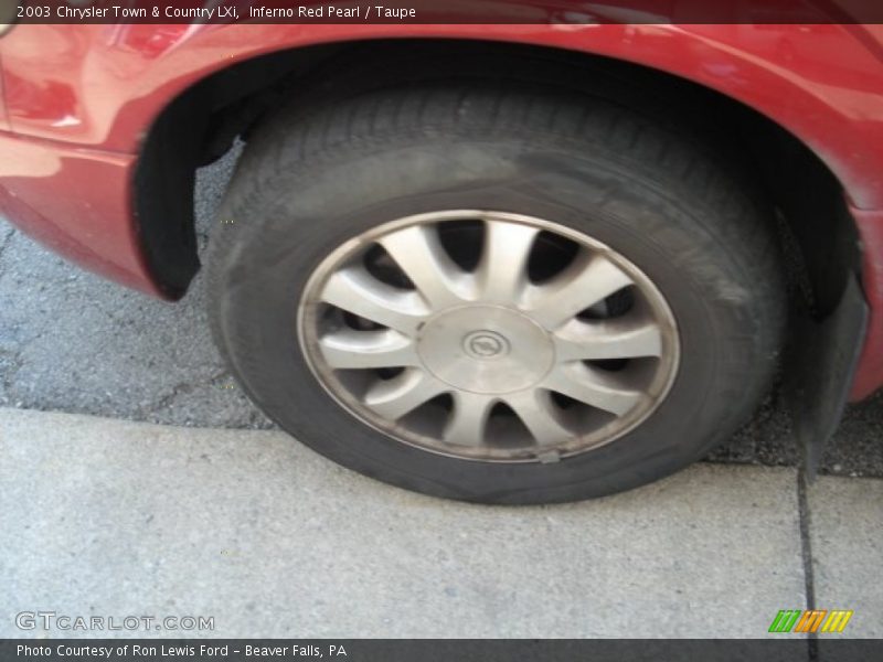 Inferno Red Pearl / Taupe 2003 Chrysler Town & Country LXi