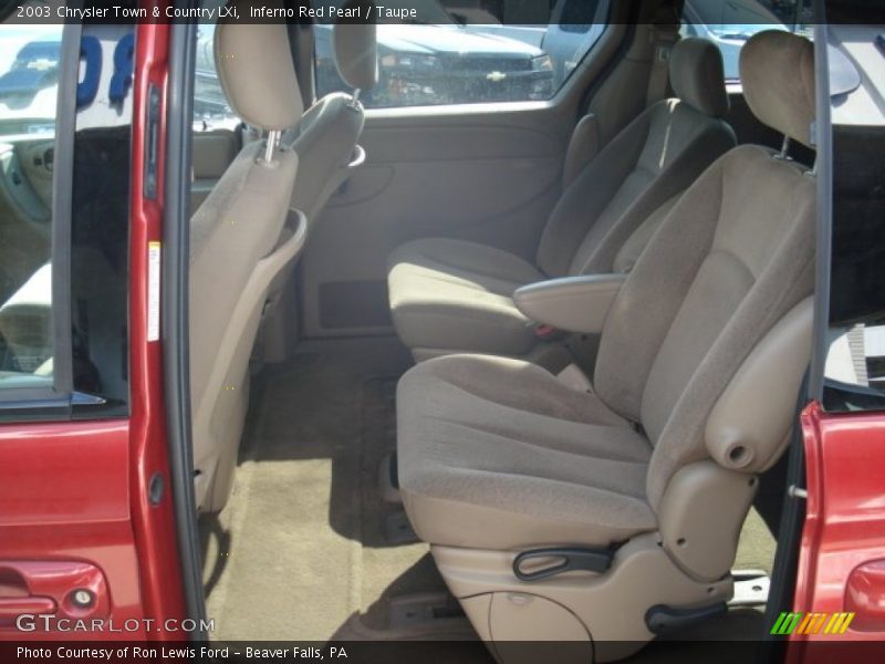 Inferno Red Pearl / Taupe 2003 Chrysler Town & Country LXi